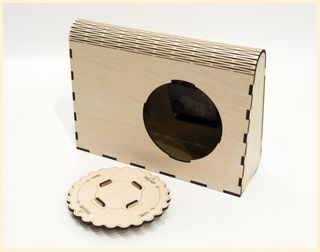 Orologio da tavolo con portafoto