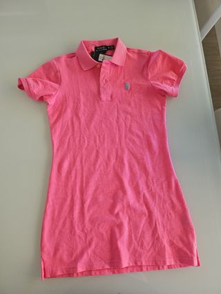 Vestido Polo Ralph Lauren niña rosa talla 14 -16