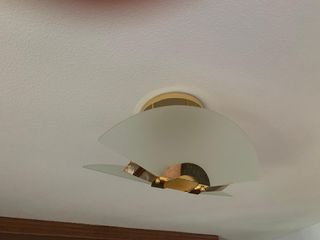 Lampara techo dorada - Moderna
