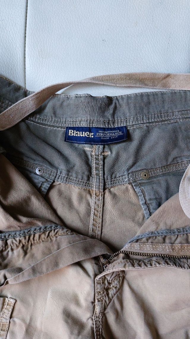 Bermuda Blauer beige cargo