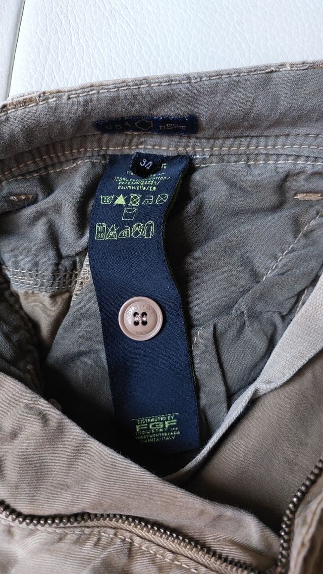 Bermuda Blauer beige cargo