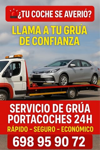 Grua portacoches 24h