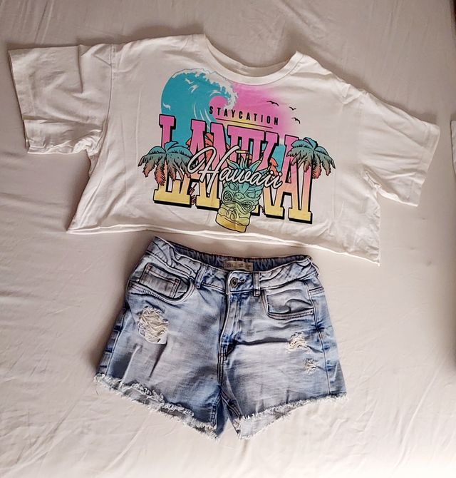 Top crop + shorts | Verano