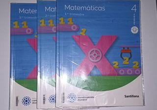 Libros de 4° de primaria 
Editorial Santillana 
