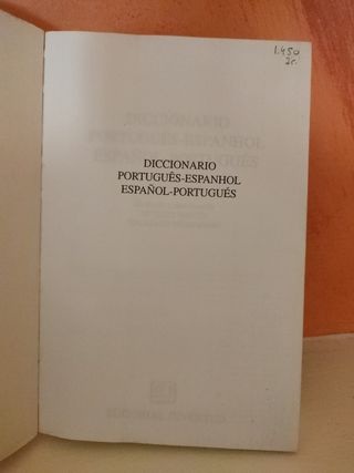 Diccionario Português-Espanhol Español-portugués