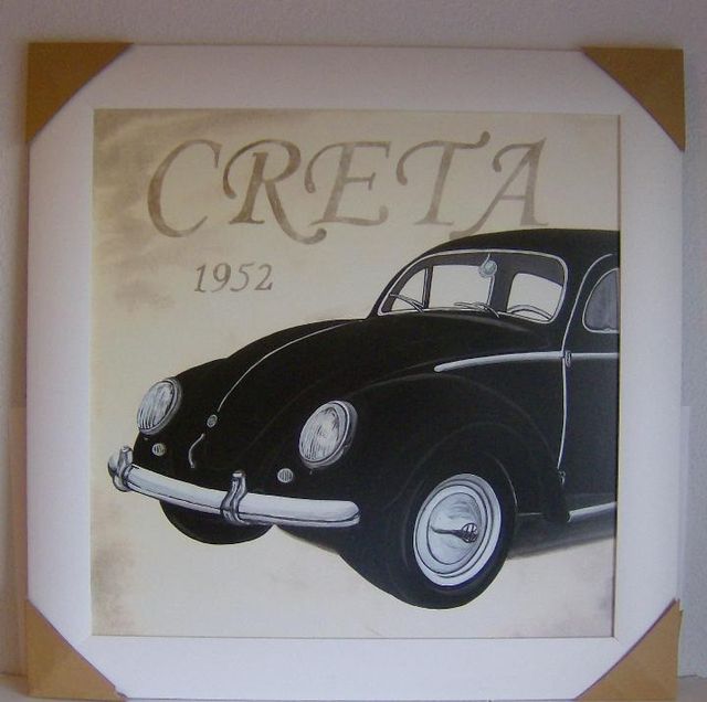 Cuadro Coche Volkswagen escarabajo 1952