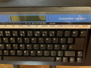 Casiowriter CW-600: Máquina escribir