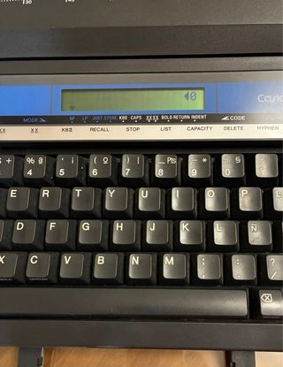 Casiowriter CW-600: Máquina escribir