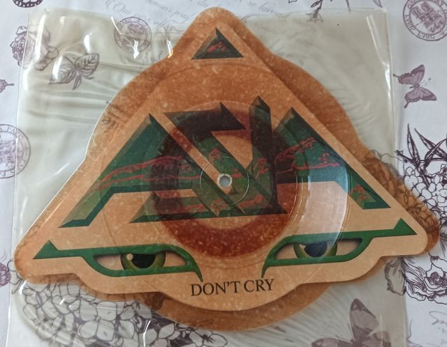 Asia - Picture Disc 45 giri: Don't Cry/True Colors