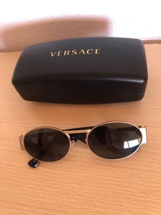 Gafas Versace redondas doradas