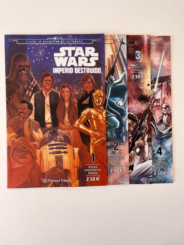 cómic Star Wars Imperio destruido