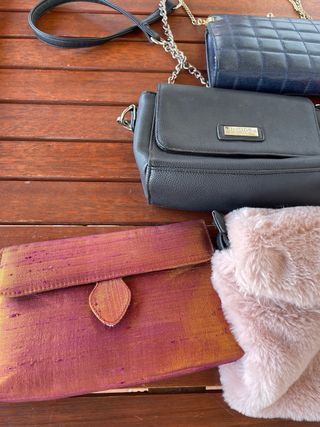 Lote de 7 bolsos - varios estilos