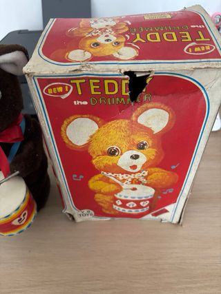 Orsetto Tamburino anni '70 Teddy the Drummer".