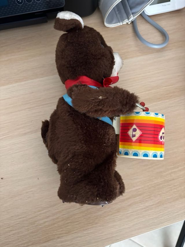 Orsetto Tamburino anni '70 Teddy the Drummer".