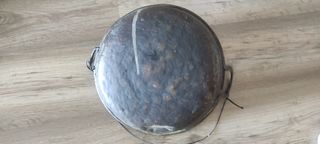 Caldero antiguo latón - 2 asas