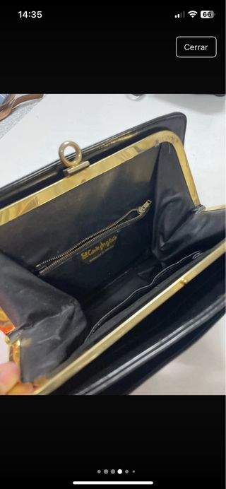 Bolso negro El Corte Inglés piel