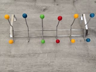 Perchero para puertas multicolor