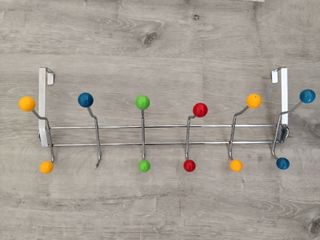 Perchero para puertas multicolor