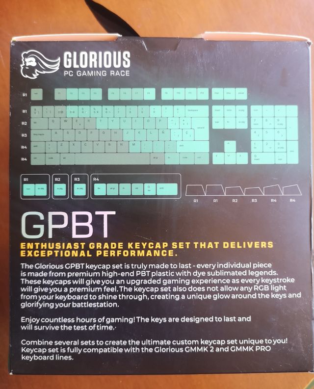 Keycaps ISO español GPBT