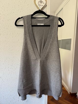 Chaleco largo oversized