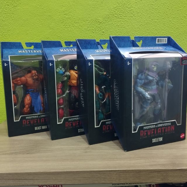 4 Figuras MOTU Revelation