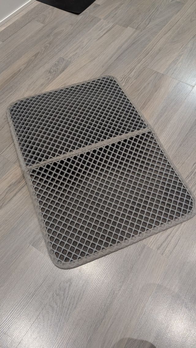 Alfombrilla para arenero de gato