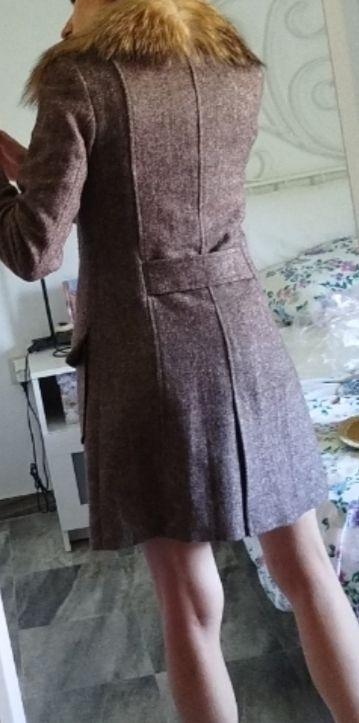 Abrigo marrón "Blanco" - Poco uso