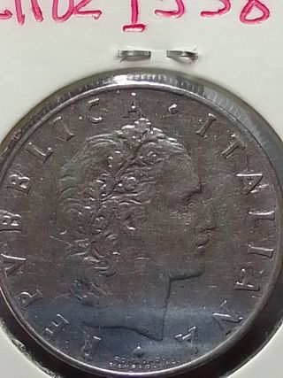50 Lire Italia 1958 Vulcano