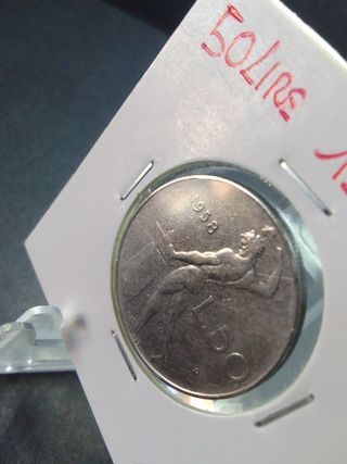 50 Lire Italia 1958 Vulcano