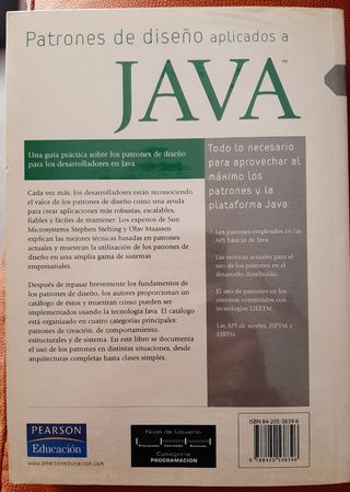 Patrones de diseño aplicados a Java. Forrado.