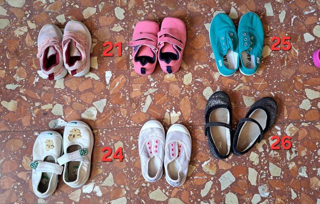 Zapatos niña tallas 19 a 26