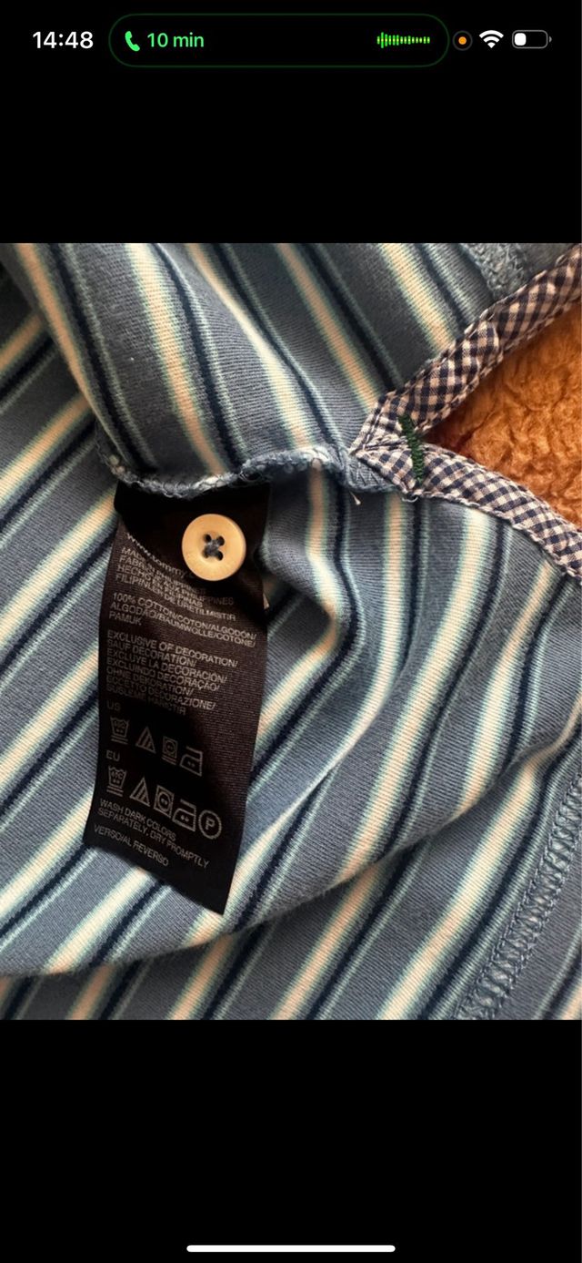 Polo Tommy Hilfiger azul rayas