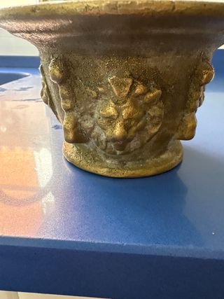 Mortero antiguo de cocina