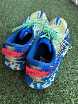 Zapatillas Asics Nossatri - Azul y Amarillo