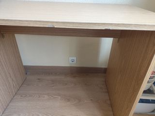 Escritorio o mesa melamina beige