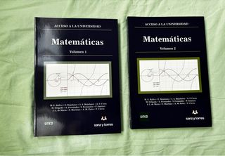 Libros matemáticas acceso universidad