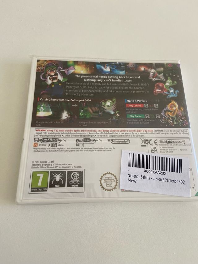 Luigi’s Mansion 2 Nintendo 3DS NUEVO CON PRECINTO