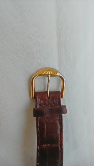 Reloj Lotus 6771 dorado y marrón