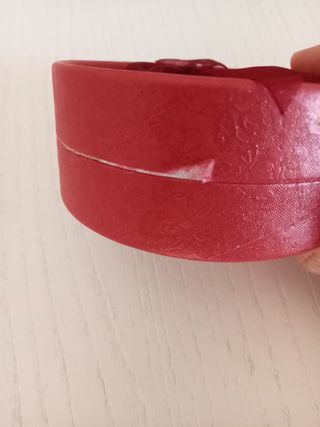 Bisutería pulsera perlas blancas rojas