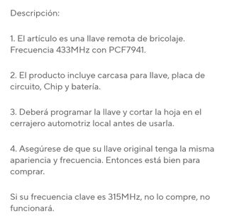 QCONTROL - Mando a distancia para coche, 2 botones