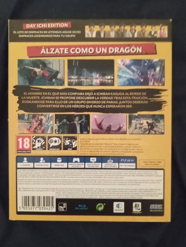 Yakuza: Like a Dragon Day Ichi Steelbook PS4