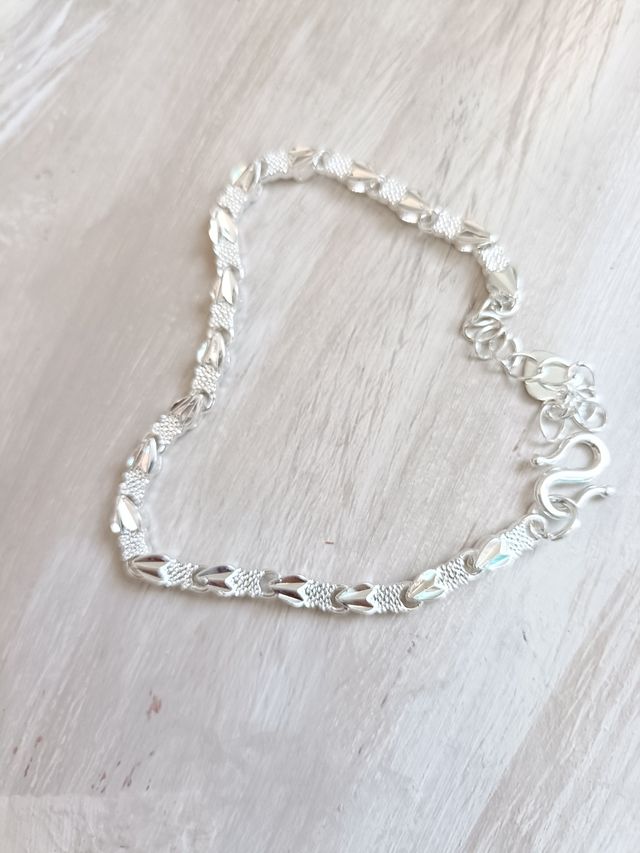 Pulsera plata 925 - Flores