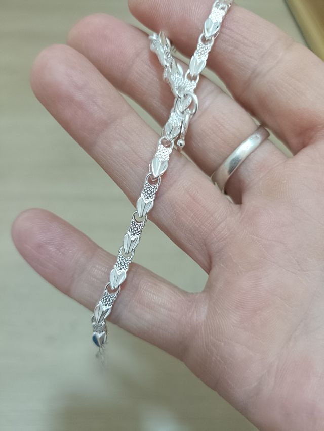 Pulsera plata 925 - Flores