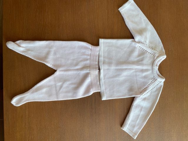 Conjunto bebé niña punto rosa - Prenatal