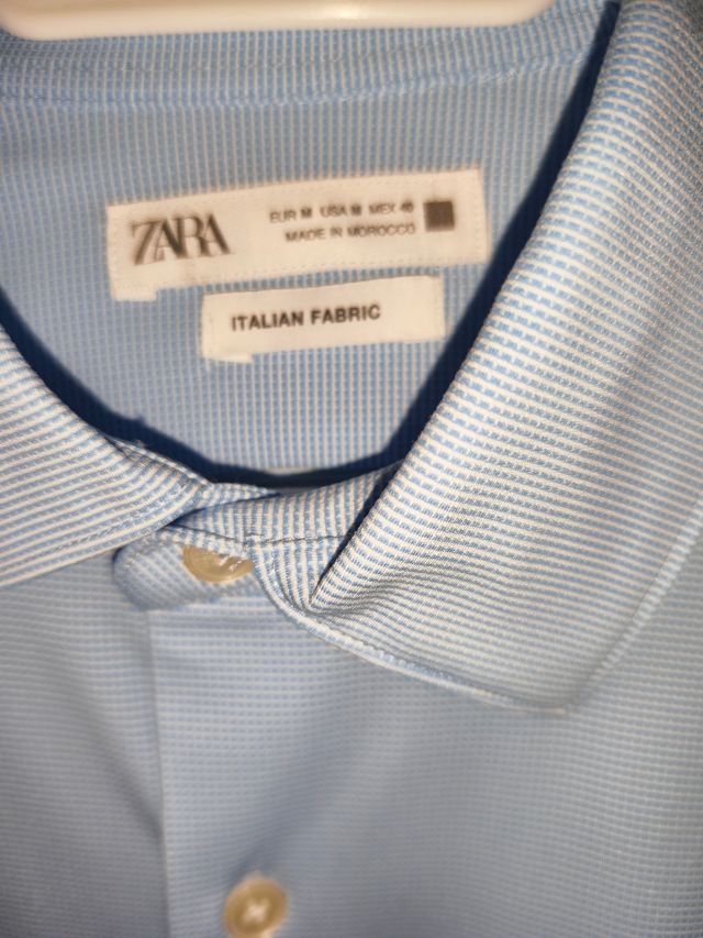 Camisa Zara azul