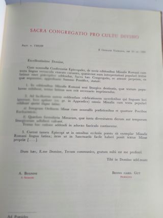 Missale Parvum 1973 - Copertina Rigida