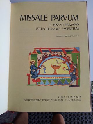 Missale Parvum 1973 - Copertina Rigida