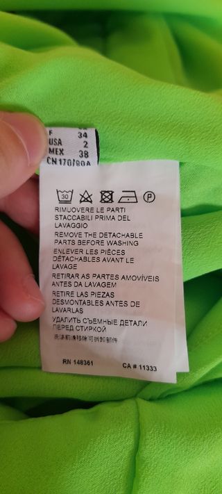 Pinko abito verde fluo