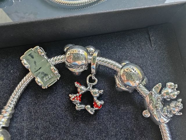 Pulsera Mickey & Minnie plata 925