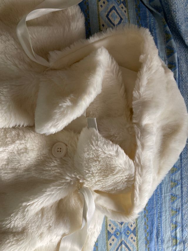 Cappotto pelliccia bimba 3-4 anni